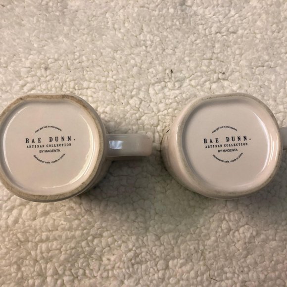 Bundle of 2 RAE DUNN mugs, Beauty and Dream - Picture 2 of 5